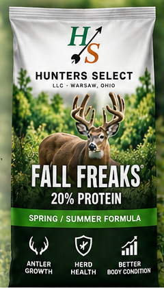 Fall Freaks Spring Summer 20 percent protein deer feed bag