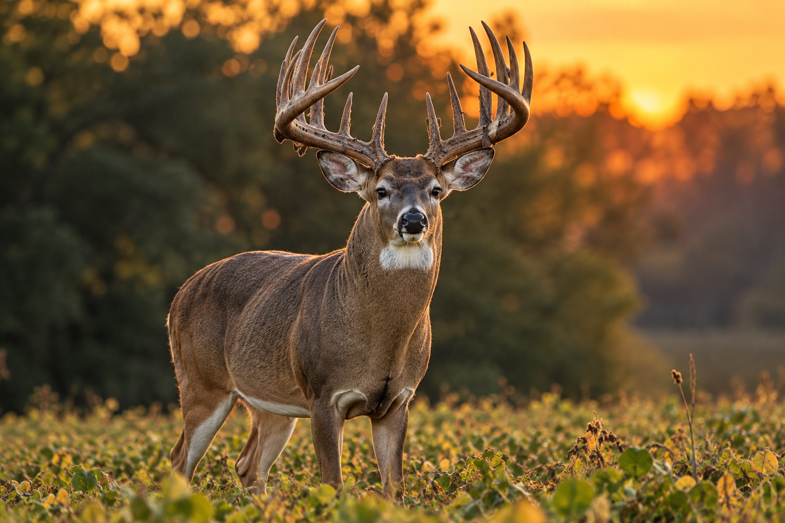 Mature whitetail buck representing year-round deer nutrition and herd management